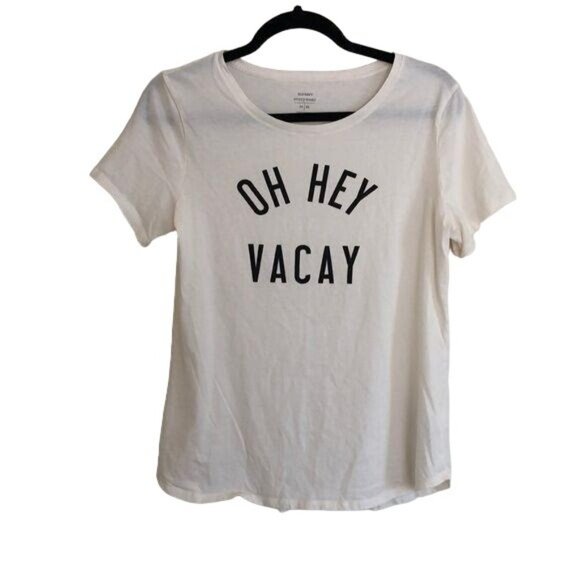 Oh Hey Vacay T-shirt, Old Navy, Size M, Short Sleeve - Picture 1 of 4